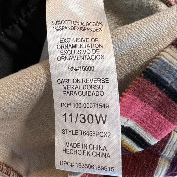 NWT Jolt corduroy skirt size 11 - 30w - Picture 11 of 11